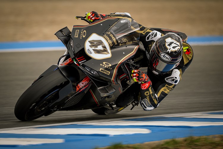 Bassani at Jerez